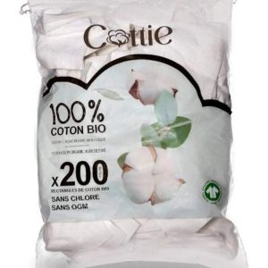 Coton Pads Bio Cottie - 200 Unités