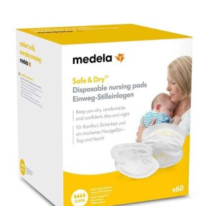 Coussinets d'allaitement jetables Medela - 60 unités