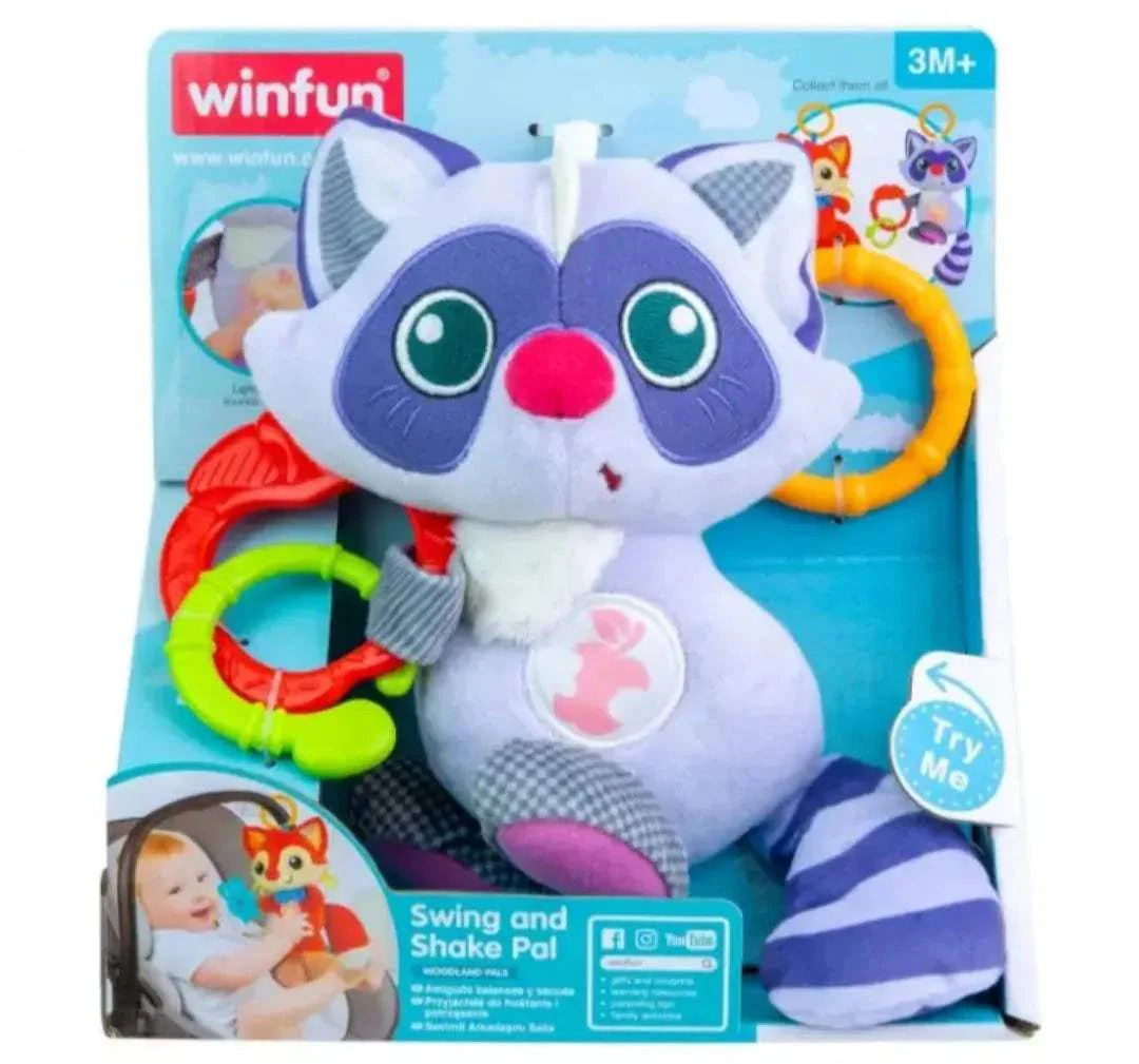 Doudou raton laveur – Winfun