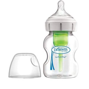 Dr. Brown's Biberon Cole Large en verre - 150ml