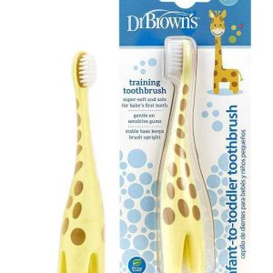 Dr. Brown's Brosse à dents 0-3A - Girafe
