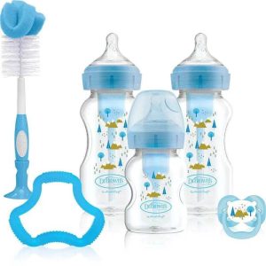 Dr. Brown's Pack cadeau Anti-colique à Cole large - Bleu