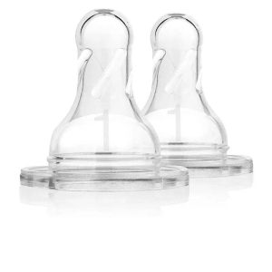 Dr. Brown's Pack de 2 tétines Cole étroit L1 0M+