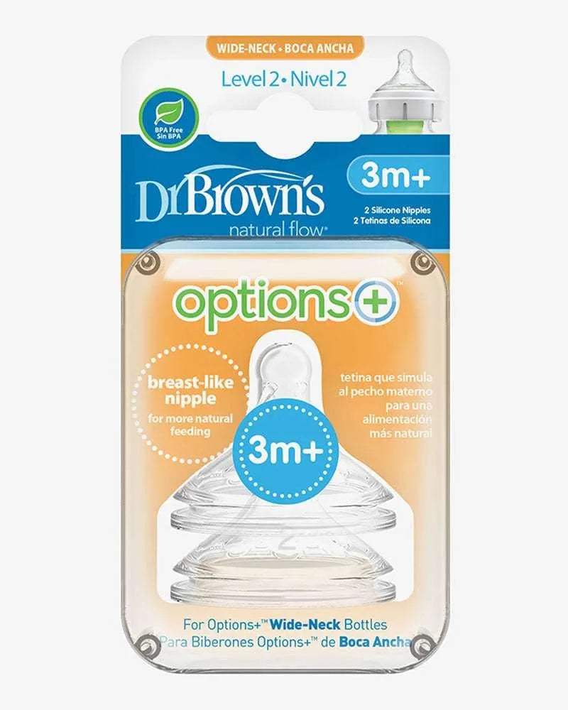 Dr. Brown's Pack de 2 Tétines Cole large L2 3M+ – Image 2