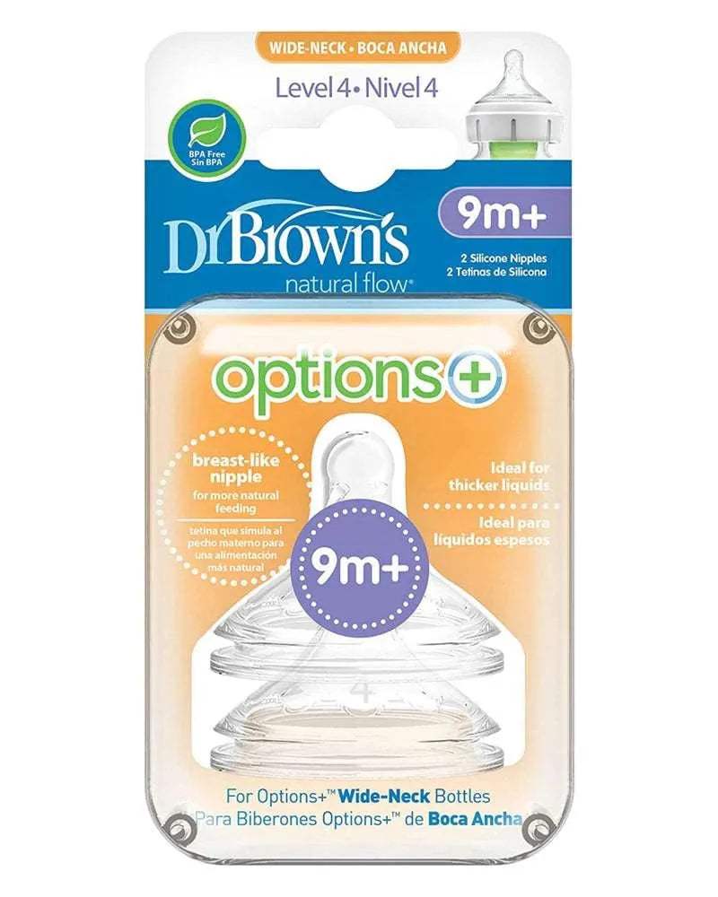 Dr. Brown's Pack de 2 Tétines Cole large L4 9M+ – Image 2