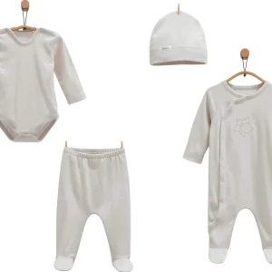 Pack 4 pieces gris