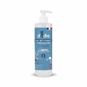 Eau nettoyante 3en1 flacon pompe Dodie - siège, visage et corps, 500ml