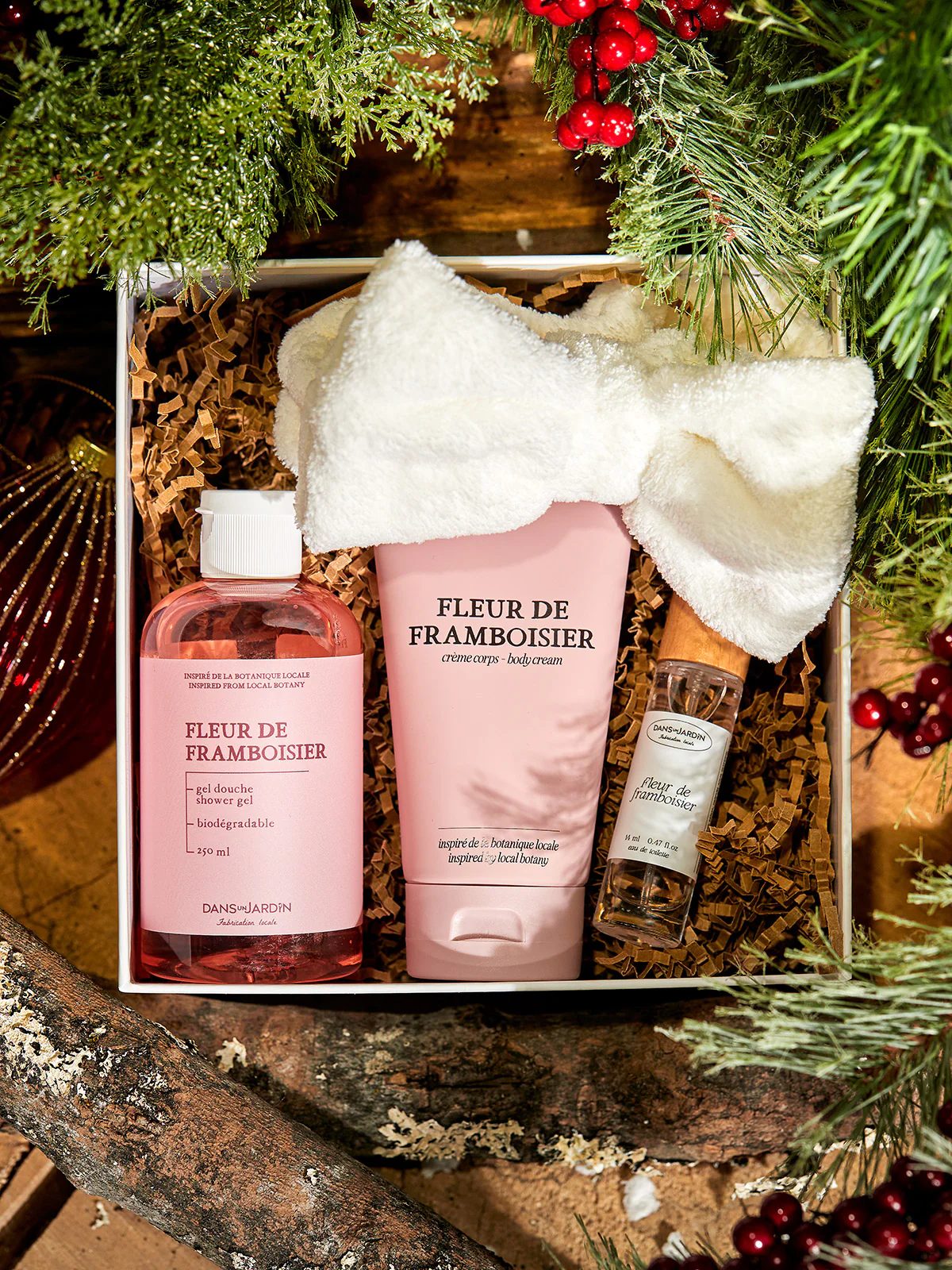 Ensemble cadeau - FLEUR DE FRAMBOISIER