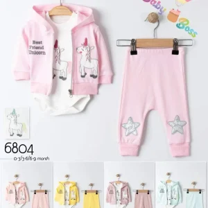 Ensemble 3 pieces 100% cotton