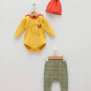 Ensemble 3 pièces pou garçon 100% cotton