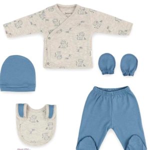 Ensemble 5 pcs coton 0-3 mois coton- bebitof