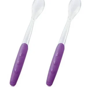 Ensemble de 2 Cuillères Douces NUK 4M+ - Violet