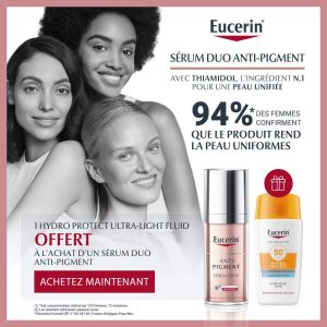 PACK EUCERIN Anti-Pigment Sérum Duo 30ml + ECRAN HYDRO PROTECT SPF50+ 50ML  OFFERT