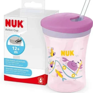 Evolution Action Cup 230ml NUK 12M+ - mauve
