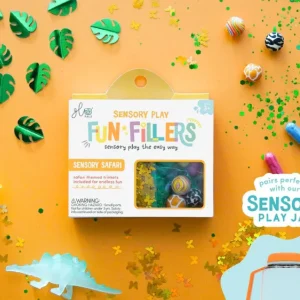 Fun filler pour bocal de jeux sensoriels - Sensory Safari - Glo Pals