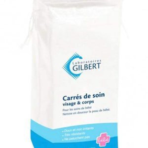 Gilbert Carrés de Soin Visage et Corps - Sachet de 100