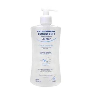 Gilbert Eau Nettoyante Douceur 3 en 1 - 400ml
