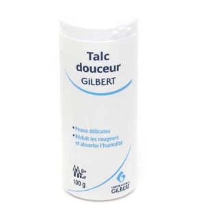 Gilbert Talc douceur, flacon poudreur 100g