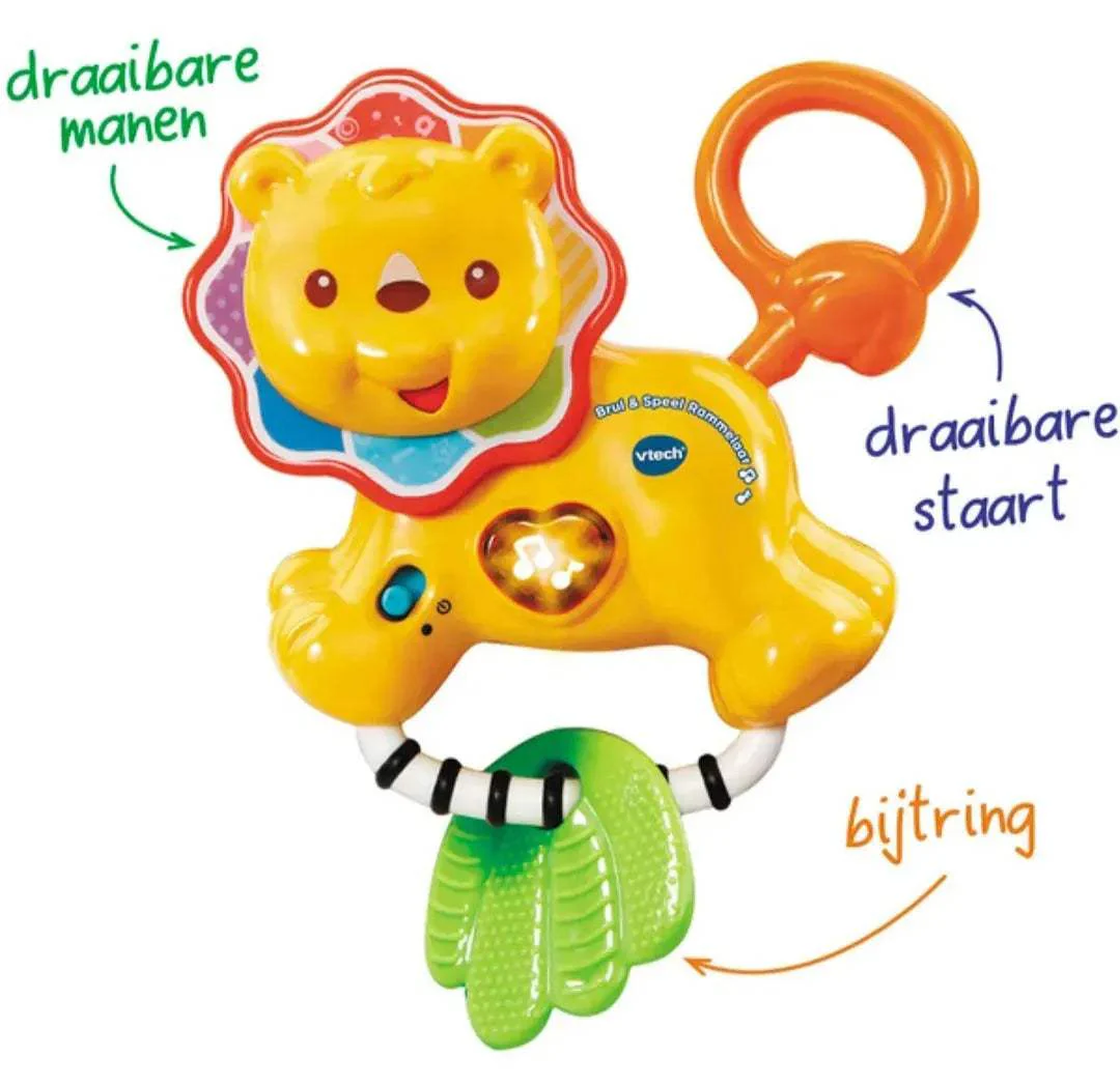 Hochet rugissant et jouant - Vtech – Image 2