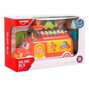 Huanger Bus pour enfants musiciens 18M+ - ORANGE