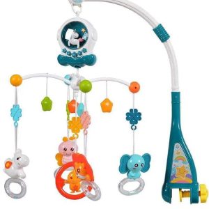 Huanger Mobile musical avec lumière et musique - Bleu