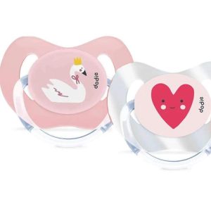 Lot de 2 Sucettes Dodie Physiologique 6m+ - Jungle & Cœur