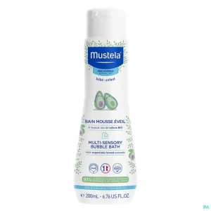 Mustela Bain Mousse Eveil à l'avocat BIO - 200ml