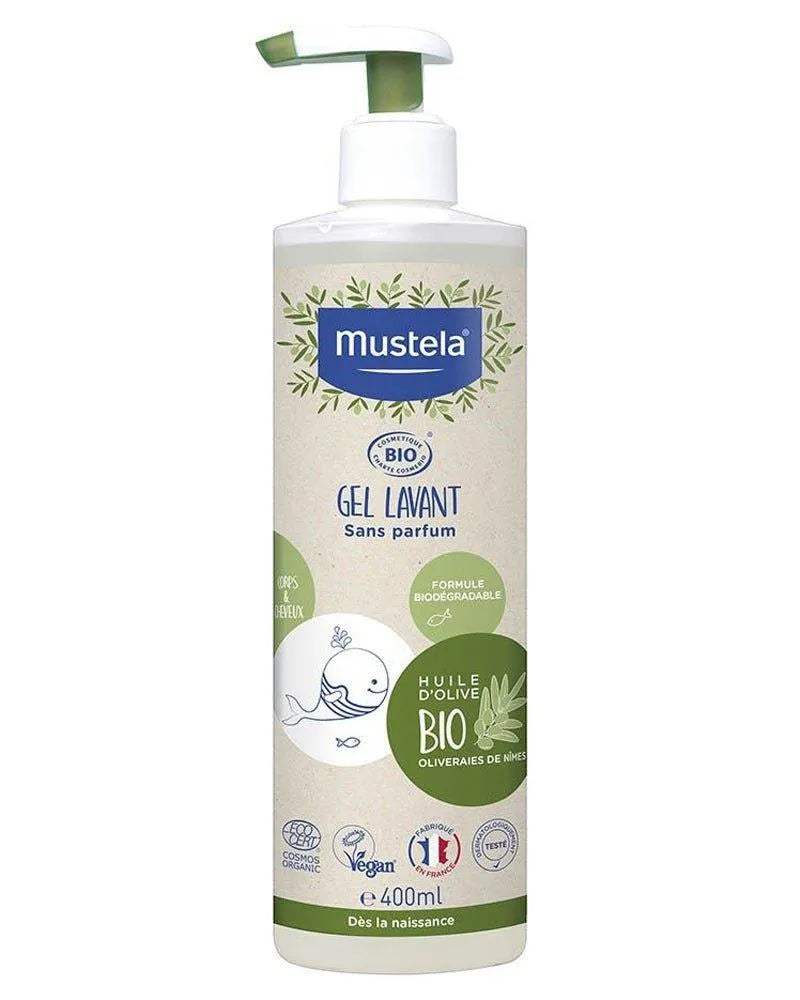 Mustela Gel Lavant Sans Parfum BIO - 400ml