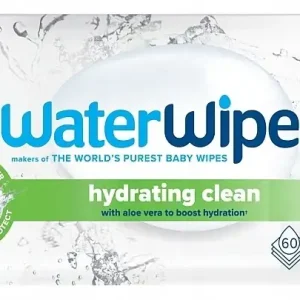 WaterWipes® hydrating clean – Lingettes Nettoyantes Hydratantes