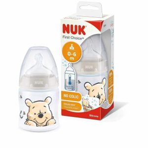 NUK Biberon First Choice+ 0-6m 150ml - Winnie l'ourson Biege