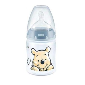 NUK Biberon First Choice+ 0-6m 150ml - Winnie l'ourson Bleu