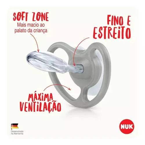 NUK Sucette Space avec Boite 6-18Mois – Image 3