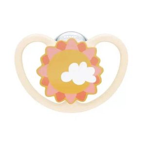 Nuk Sucette Space Silicone  sunny 6-18 Mois