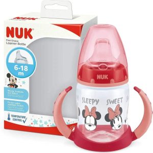 Nuk Tasse d’apprentissage minnie 6-18mois 150ml rouge