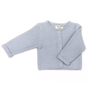 Pale Blue Knitted Cardigan