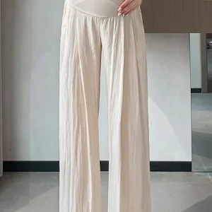 Pantalon Ample Grossesse Plissé