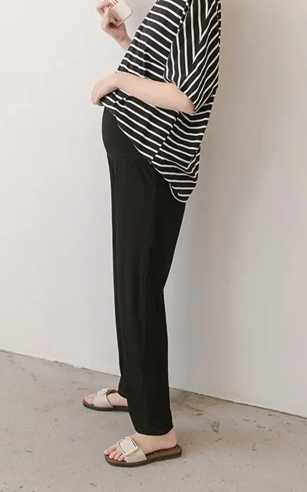 Pantalon Fluide Maternité Modal – Image 2