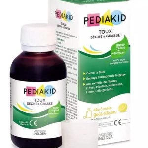 PEDIAKID Toux Sèche & Grasse goût citron 125ml