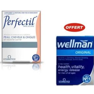 Perfectil 30 Comprimes + Wellman Original OFFERT