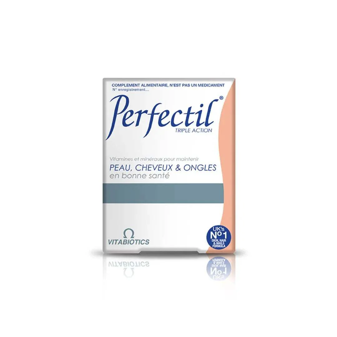 Perfectil Triple Action Peau, Cheveux & Ongles en Bonne Santé – 30 Comprimés