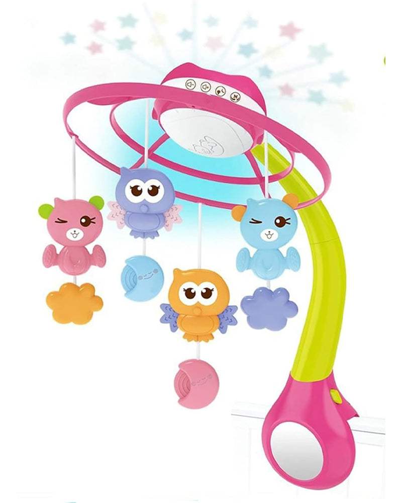 Kids Melody Mobile Musical avec Projecteur - Rose