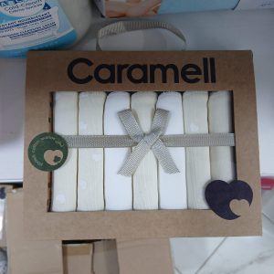 Lot de 7 mouchoirs pour bébé - crème - Caramell