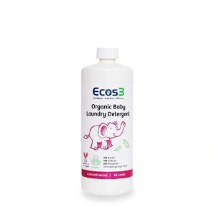 ECOS3_ LIQUIDE LESSIVE BÉBÉ 30 LAVAGES Sans PARFUM 1,05L