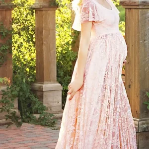 Robe Cérémonie Dentelle Grossesse