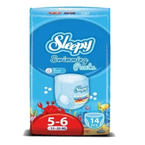Sleepy Natural Couches de piscine Taille 5/6 - (11-25kg) 14 Unités