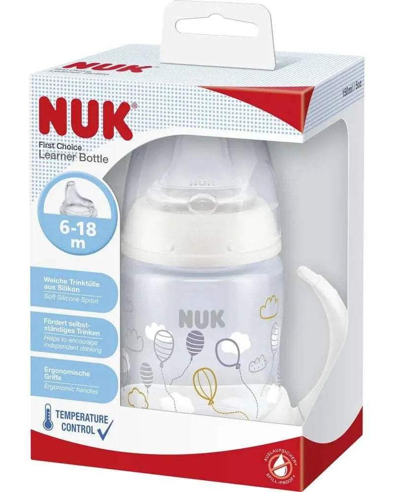 Tasse d'apprentissage NUK avec Température Control 150ml 6-18M - Blanc – Image 2