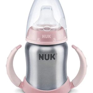 Tasse NUK Learner Stainless Steel 125ml 6-18M - Rose