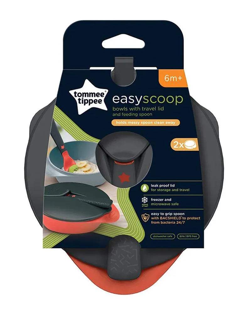 Tommee Tippee Lot de 2 Bols avec Couvercle et Cuillère 6M+ – Image 8