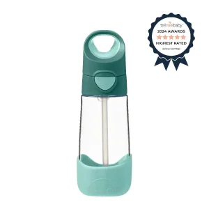 Gourde à paille B box Tritan™  - emerald forest 450ml