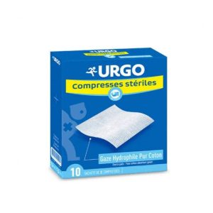 Urgo Compresses stériles 20x20cm boîte de 10